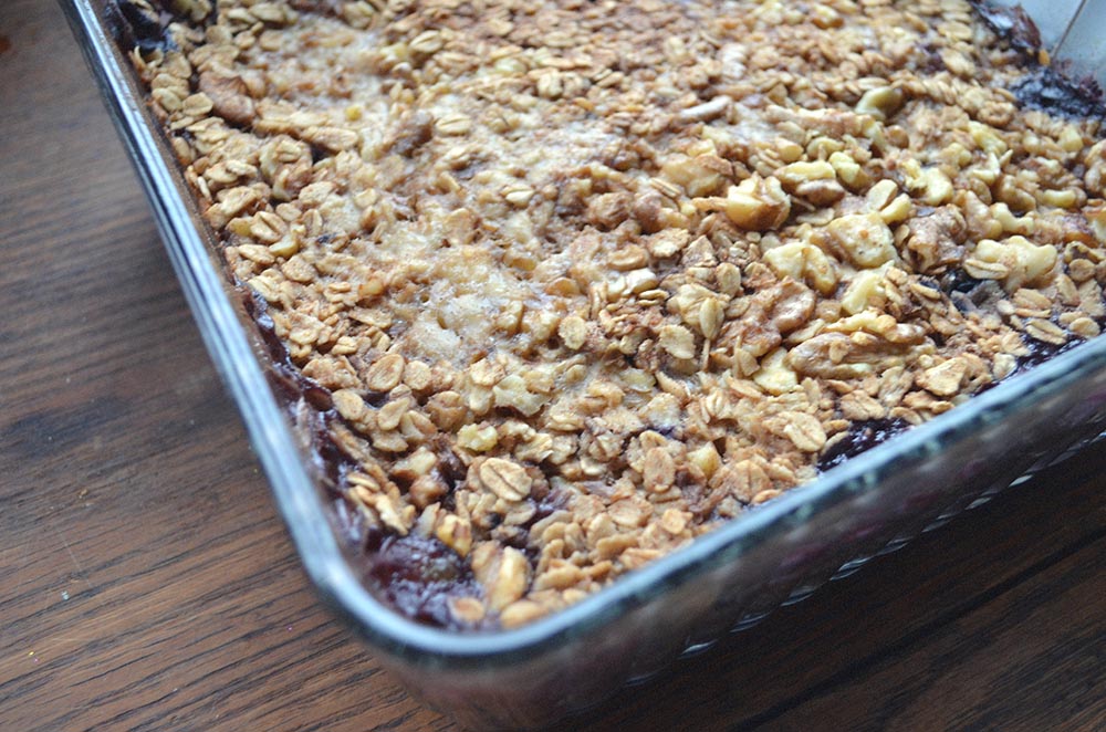 Baked Oatmeal in Dish