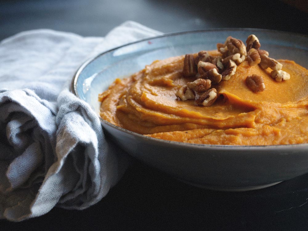 Sweet Potato Puree With Coconut Milk