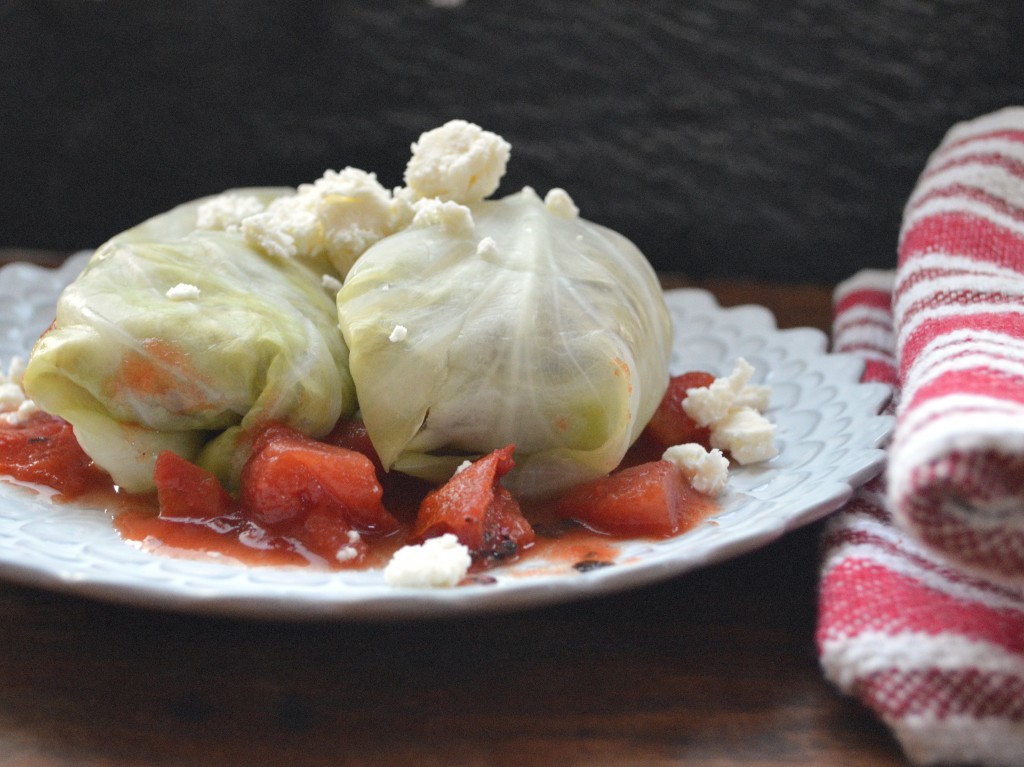 Cabbage Rolls Stuffed With Rice and Lentils