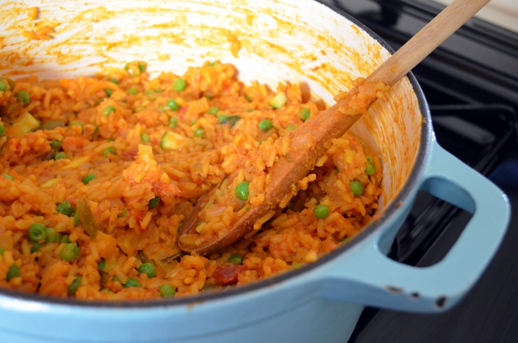 Making Paella