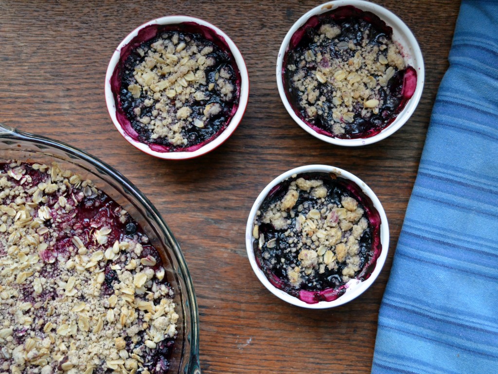 Berry Crisp With Pinenut Hazelnut Topping