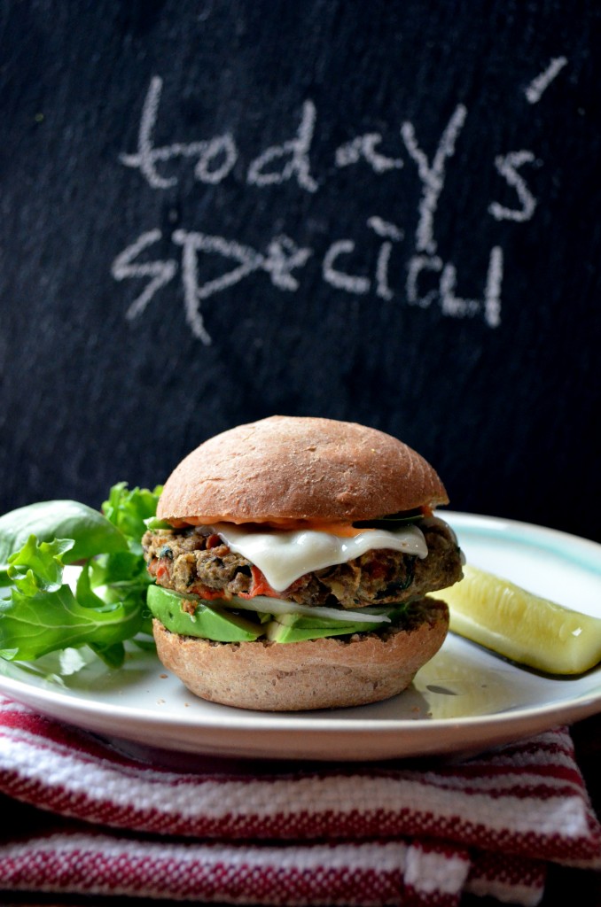 Brown Rice and Lentil Burgers